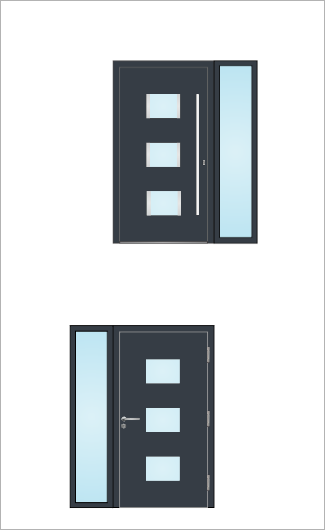 Haustür AB AB 55-075